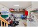 Spacious two-car garage with overhead storage and laundry area at 4306 Windy Heights Dr., North Myrtle Beach, SC 29582