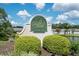 A daytime view of The Park at 18th North community sign with blue sky and fluffy white clouds at 4856 Bermuda Way N, Myrtle Beach, SC 29577
