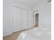 Cozy bedroom with double closets and an ensuite bathroom at 5077 Capulet Circle, Myrtle Beach, SC 29588