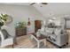 Comfortable living room featuring modern furniture and stylish decor at 5834 Longwood Dr. # 303, Murrells Inlet, SC 29576
