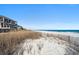 Direct beach access offering a scenic view of the ocean, enhanced by beautiful, tranquil sand dunes at 6001-Z-26 South Kings Hwy., Myrtle Beach, SC 29575