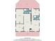 Detailed floor plan showcasing the layout of the home including the deck and porch at 613 Calhoun Dr., Murrells Inlet, SC 29576