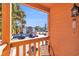 Inviting balcony with chairs and views of parking lot and surrounding buildings at 614 15Th Ave. S # 42, Surfside Beach, SC 29575