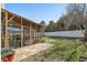 Landscaped backyard featuring a screened-in porch and a well-maintained lawn at 813 Silvercrest Dr., Myrtle Beach, SC 29579