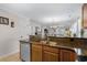 Inviting kitchen with granite counters, stainless appliances, and seamless flow into the living area at 813 Silvercrest Dr., Myrtle Beach, SC 29579