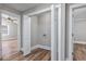 Open closet with bi-fold doors next to a bedroom at 919 Salt Pl., Murrells Inlet, SC 29576
