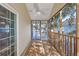 The screened porch features a ceiling fan and beautiful views at 919 Salt Pl., Murrells Inlet, SC 29576