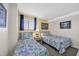 Charming bedroom featuring twin beds and coordinated decor at 9400 Shore Dr. # 722, Myrtle Beach, SC 29572