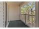 Inviting patio is an ideal space for outdoor relaxation and enjoying the fresh air at 1282 River Oaks Dr. # 9F, Myrtle Beach, SC 29579