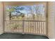 Private patio with serene outdoor views, perfect for enjoying the tranquility of nature at 1282 River Oaks Dr. # 9F, Myrtle Beach, SC 29579