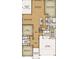 Detailed floor plan showcasing the layout of the single-level home with its four bedrooms at 2208 Flatleaf Ct, Longs, SC 29568
