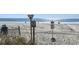 Picturesque beach access point on a sunny day, inviting residents to enjoy the ocean at 306 74Th Ave. N # 105, Myrtle Beach, SC 29572