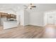 Open-concept living area featuring an island and an inviting atmosphere at 342 Barn Owl Way, Conway, SC 29527