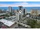 A scenic aerial view of the Atlantis condos located in Myrtle Beach, South Carolina, on a sunny day near the ocean at 400 20Th Ave. N # 1101, Myrtle Beach, SC 29577