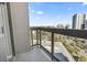 Wide balcony with beautiful skyline views, perfect for relaxing and entertaining at 400 20Th Ave. N # 1101, Myrtle Beach, SC 29577