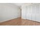 Bedroom with hardwood floors and a closet with double doors at 400 20Th Ave. N # 1101, Myrtle Beach, SC 29577