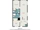 Floor plan showing square footage and dimensions for one level of the home at 4247 Villas Dr. # 406, Little River, SC 29566