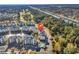 Stunning aerial view of condo community with waterway, pool and convenient parking at 4861 Luster Leaf Circle # 204, Myrtle Beach, SC 29577