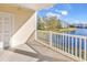 Relax on this balcony offering pleasant water views and overlooking well-manicured community grounds at 4861 Luster Leaf Circle # 204, Myrtle Beach, SC 29577