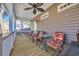 Charming porch with comfortable seating, ideal for relaxing and enjoying the outdoors at 6001-O32 S Kings Hwy., Myrtle Beach, SC 29575