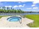 Relaxing community hot tub, features seating with a view of the waterway at 602 Waterway Village Blvd. # 30-F, Myrtle Beach, SC 29579