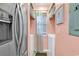 Functional laundry room with a washer, dryer, and window that provides plenty of natural light at 602 Waterway Village Blvd. # 30-F, Myrtle Beach, SC 29579
