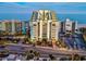 Beautifully landscaped building at night at 6804 N Ocean Blvd. # 631, Myrtle Beach, SC 29572
