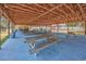 Spacious covered pavilion with picnic tables, ideal for gatherings and outdoor dining at 6839 Blue Heron Blvd. # 105, Myrtle Beach, SC 29588