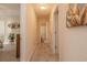 Hallway leading to the main bedroom, bathroom, and other bedrooms at 724 Alexis Dr., Longs, SC 29568