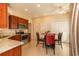 Modern kitchen with granite countertops, stainless steel appliances, and an eat-in dining area at 724 Alexis Dr., Longs, SC 29568