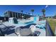 A welcoming pool area with comfortable lounge chairs and a splash pad is the perfect place to unwind and relax at 1600 Ocean Blvd. S # 226, Myrtle Beach, SC 29577