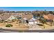 Aerial view of a beautiful home with a well-manicured lawn and a three car garage at 1606 Lake Egret Dr., North Myrtle Beach, SC 29582