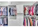 Organized walk-in closet with built-in shelving and ample storage space at 1606 Lake Egret Dr., North Myrtle Beach, SC 29582