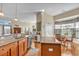 Open-concept kitchen showcases granite countertops and connects to a cozy breakfast nook at 1606 Lake Egret Dr., North Myrtle Beach, SC 29582