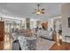 Expansive living area with a spacious dining area and an open layout, perfect for entertaining guests at 1606 Lake Egret Dr., North Myrtle Beach, SC 29582