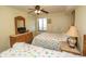 Comfortable bedroom featuring two beds, light walls, dresser with mirror and a window for natural light at 1625 S Ocean Blvd. # 1109, North Myrtle Beach, SC 29582