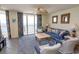 Comfortable living room with an ocean view balcony and stylish furnishings at 1625 S Ocean Blvd. # 1109, North Myrtle Beach, SC 29582