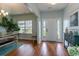 Inviting foyer with hardwood floors, providing a warm welcome to the home at 206 Marley Ct., Conway, SC 29526