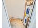 Water heater installation with copper pipes in a utility closet with concrete floor at 2203 Sweetwater Blvd. # 2203, Murrells Inlet, SC 29576
