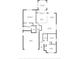 A floor plan displaying the layout of the rooms in a single-Gathering home at 286 Bonnie Bridge Circle, Myrtle Beach, SC 29579