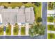 Aerial view of a well-maintained house and landscaped property at 307 River Rock Ln. # 906, Murrells Inlet, SC 29576