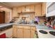 Functional kitchen with ample counter space and vintage appliances at 312 73Rd Ave. N # 15, Myrtle Beach, SC 29572