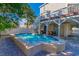 Refreshing private pool with travertine surround perfect for outdoor entertaining and relaxation at 406 26Th Ave N, North Myrtle Beach, SC 29582