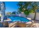 Inviting pool in a fenced yard, with ample space for relaxation and entertaining at 406 26Th Ave N, North Myrtle Beach, SC 29582