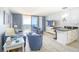 Cozy living space with balcony access, a flat-screen TV, and comfortable seating, perfect for relaxing at 5523 N Ocean Blvd. # 1513, Myrtle Beach, SC 29577