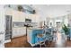 Stylish kitchen boasting granite countertops, stainless appliances, and a center island at 556 Cedar Lakes Dr., Little River, SC 29566