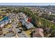 Aerial view of condo community, showcasing water features, landscaping, and convenient parking at 5825 Catalina Dr. # 921, North Myrtle Beach, SC 29582