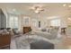 Comfortable living room with fireplace, sofa and accent furniture at 67 Bridgeview Rd., Georgetown, SC 29440