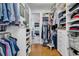 Spacious walk-in closet providing ample storage with organized shelves and clothing racks at 120 Henry Middleton Blvd., Myrtle Beach, SC 29588