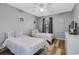 Light-filled bedroom featuring two twin beds, a window, and neutral-colored walls at 1220 River Oak Dr. # 22C, Myrtle Beach, SC 29579